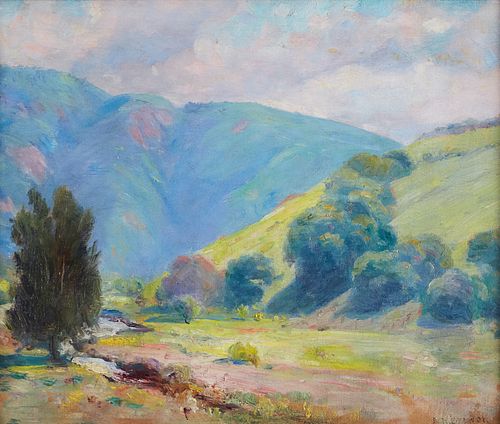 Nicholas Brewer San Joaquin Hills Oil on Canvas