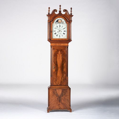 A Mahogany Tall Case Clock