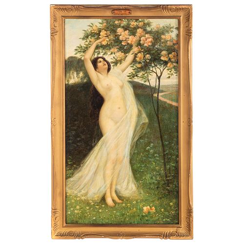 J. Cassin. Allegory of Spring, oil on canvas