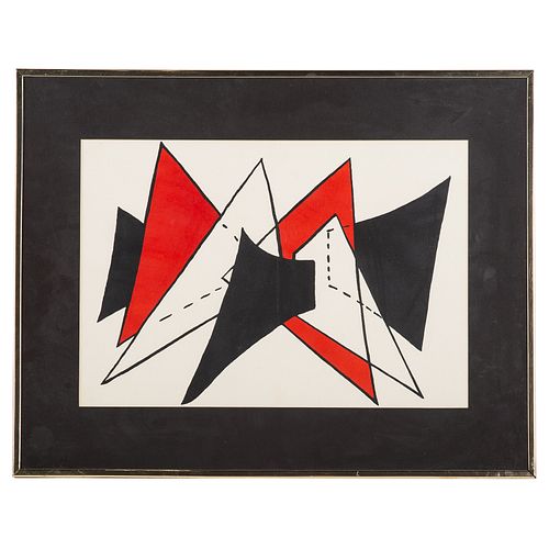 Alexander Calder. Untitled, color lithograph