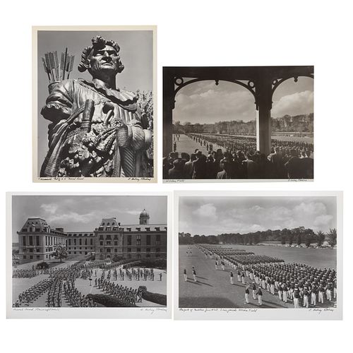 A. Aubrey Bodine. Four Naval Academy photographs