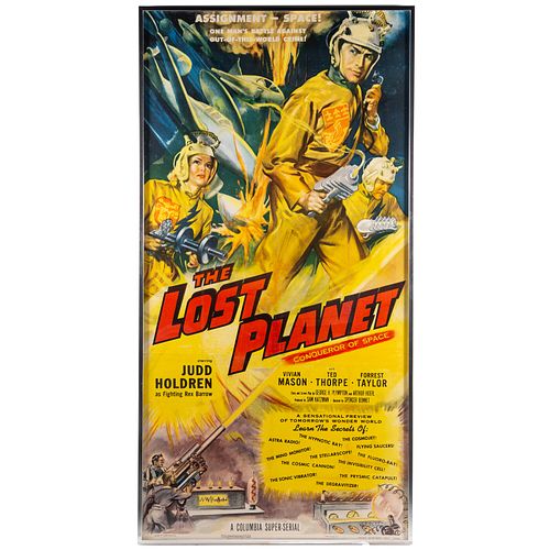 "The Lost Planet," (Columbia, 1953) Three Sheet