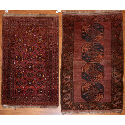 Pair of Balouch and Bokhara Rugs, Persia, 3 x 5
