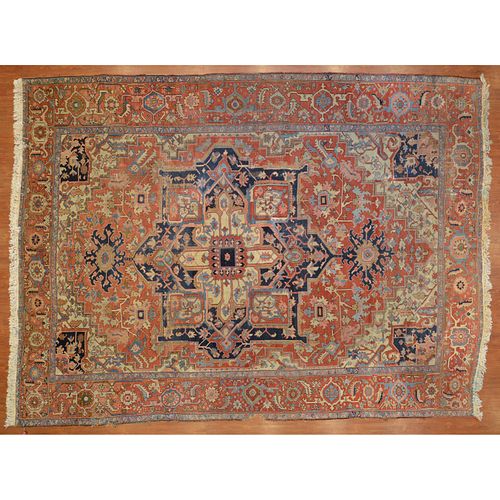 Antique Serapi Carpet, Persia, 10.3 x 13.10