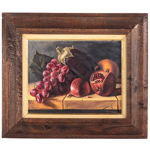 David Zuccarini. Still Life with Pomegranate, oil