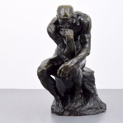 Auguste Rodin (after) Bronze Sculpture, Rockefeller Line