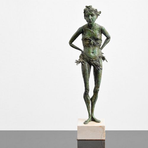Rhoda Sherbell Bronze Figural Sculpture