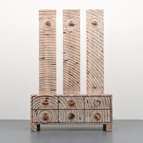 Carl Hahn Sculptural High-Back Bench