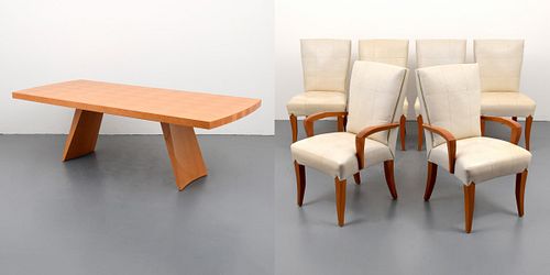 Dakota Jackson Dining Table & 6 Chairs