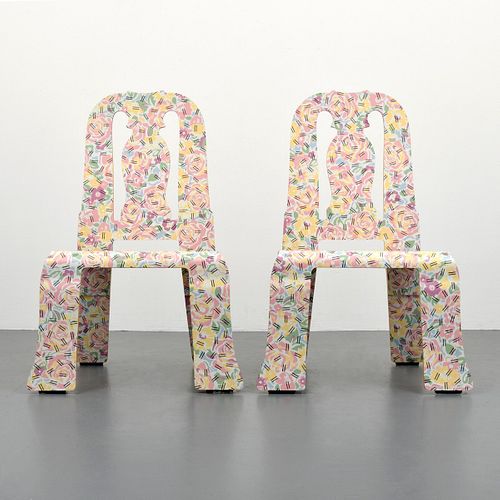 2 Robert Venturi "Queen Anne" Chairs