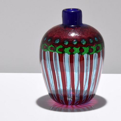 Rare Anzolo Fuga Vase, Provenance Lobel Modern
