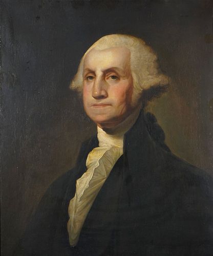 Gilbert Stuart (American 1755-1828)   Israel Kinsman Portrait of George Washington  1803-1805