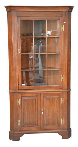 Henkel Harris Cherry Corner Cabinet
height 83 inches, width 42 inches, depth 19 inches