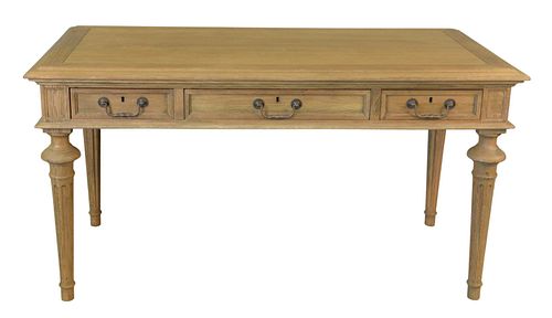 Restoration Hardware Partners Desk
having three drawers on each side
height 32 inches, top 60" x 33"