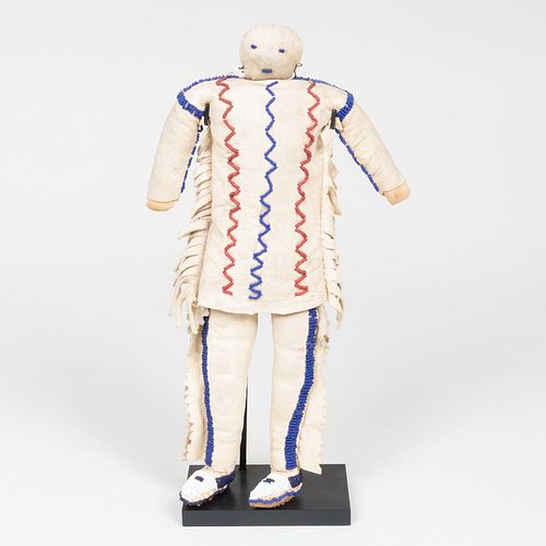 Plains Beaded and Hide Doll