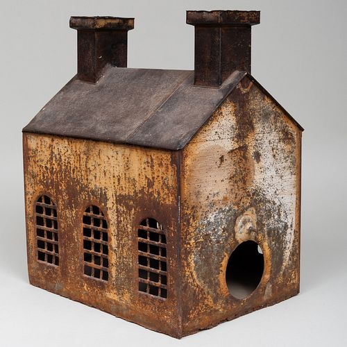 Painted Tin Squirrel House