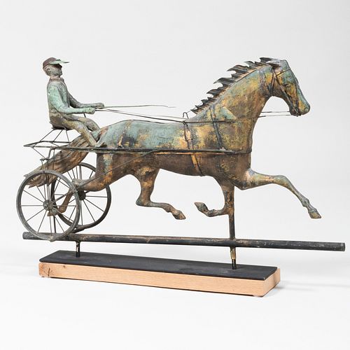 American Weathervane Horse and Sulky