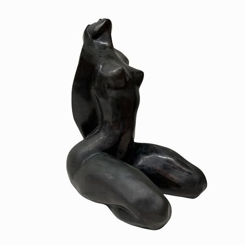 Richard Hallier Bronze Woman Sculpture