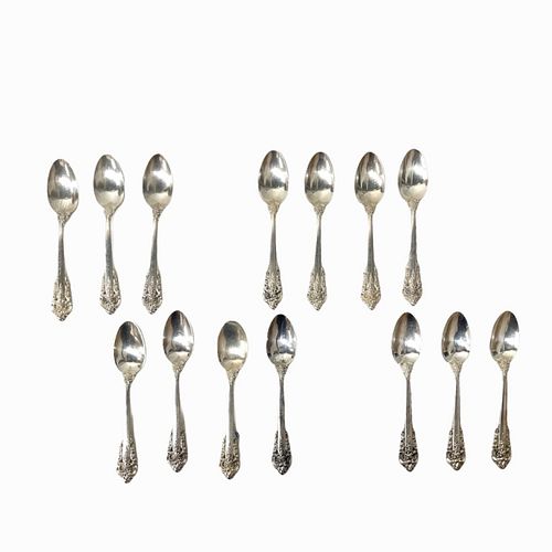 14 Sterling Silver Grande Baroque Teaspoons