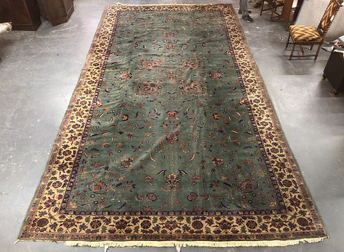 Palatial Persian Floral Carpet, 18' 3" x 10'