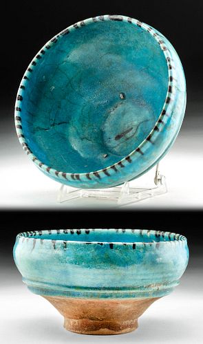 13th C. Nishapur Glazed Pottery Bowl