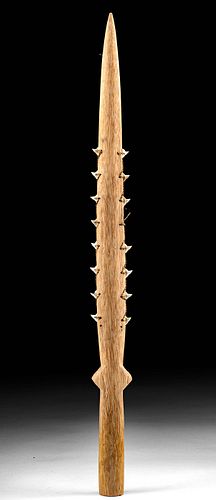 20th C. Gilbert Islands Shark Tooth & Wood Short Sword