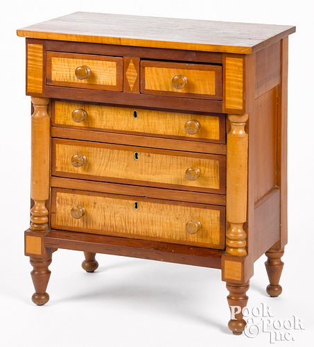 Pennsylvania Sheraton child's chest of drawers