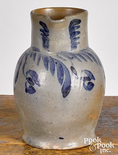 Shenandoah Valley stoneware pitcher, 19th c.