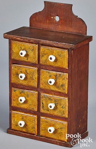 Lancaster, Pennsylvania painted seed cabinet
