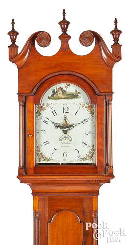 Johann Samuel Krause tall case clock