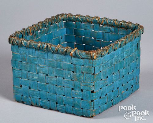 Painted basket ,19th c.