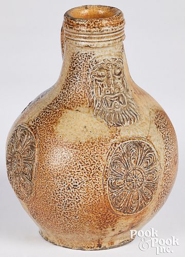German stoneware Bellarmine jug