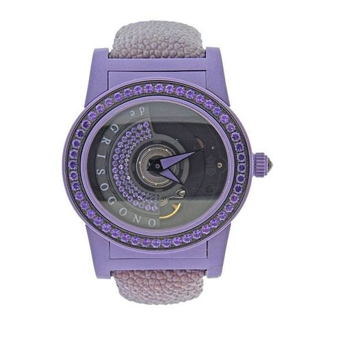 De Grisogono Tondo by Night Amethyst Purple Watch 004507 1110700