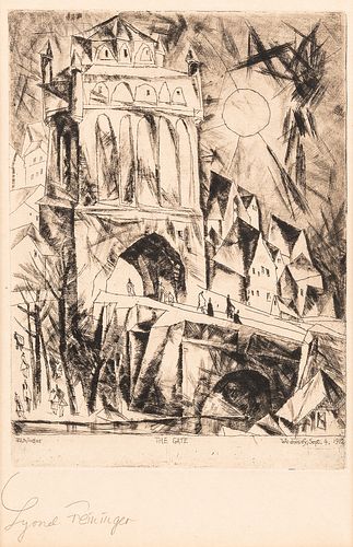 Lyonel Feininger (German/American, 1871-1956)