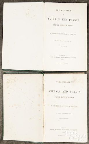 Charles Darwin, The Variation of Animals and Plants Under Domestication, First Edition