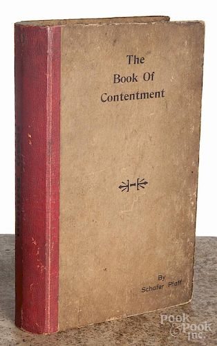 Book-form cigar box, 1940 edition - The Book of Contentment