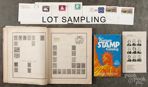 Extensive stamp collection, to include first day covers, many face value over $.25, etc.