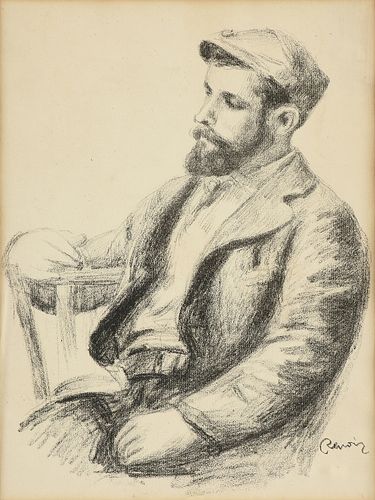 PIERRE-AUGUSTE RENOIR (French 1841-1919) A PRINT, "Louis Valtat," PARIS, 1904-1919,