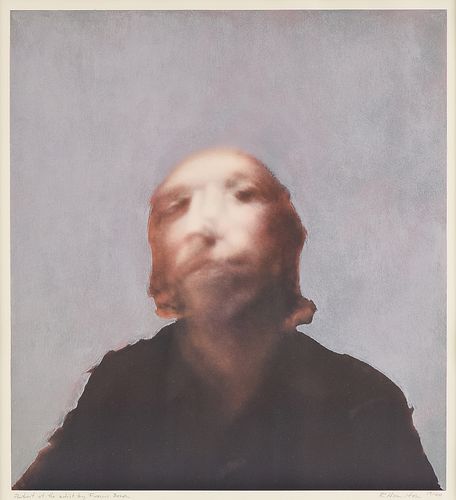 RICHARD WILLIAM HAMILTON (British 1922-2011) A PRINT "Portrait of the Artist by Francis Bacon," 1970, 