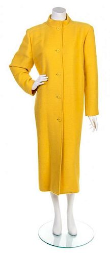 * An Ungaro Yellow Wool Coat,