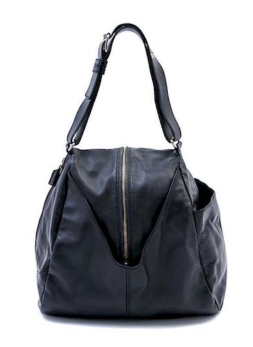 A Hogan Black Leather Handbag,