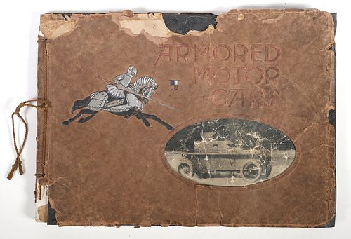 1915 KING ARMORED MOTOR CAR test booklet