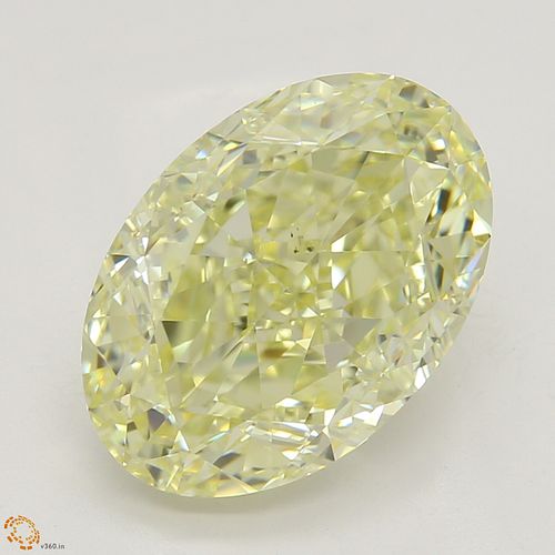 3.02 ct, Natural Fancy Yellow Even Color, VS2, Oval cut Diamond (GIA Graded), Unmounted, Appraised Value: $60,600 