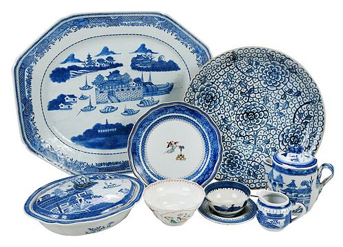 Large Group of Chinese Export and British Ceramics