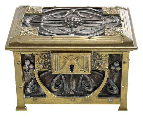 European Art Nouveau Jewelry Box