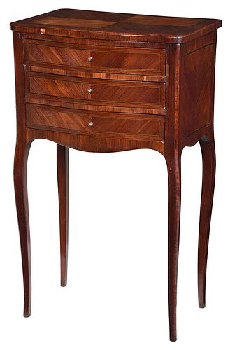 Louis XV Style Parquetry Petite Commode