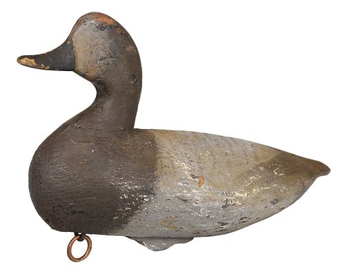 Ned Burgess Attributed Redhead Duck Decoy