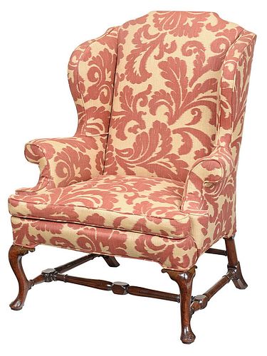 Queen Anne Walnut Easy Chair