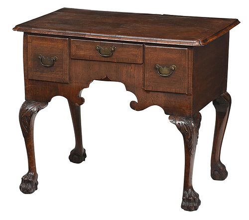 George II Carved Walnut Dressing Table