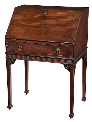 Fine George III Diminutive Mahogany Desk